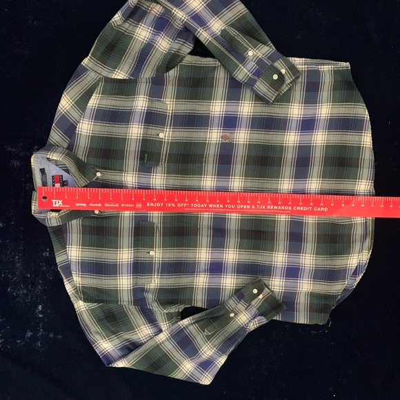 TOMMY HILFIGER Light Flannel Plaid Shirt - Picture 4 of 5